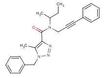 1-benzyl-N-(sec-butyl)-5-methyl-N-(3-phenylprop-2-yn-1-yl)-1H-1,2,3-triazole-4-carboxamide