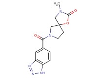 7-(1H-1,2,3-benzotriazol-5-ylcarbonyl)-3-methyl-1-oxa-3,7-diazaspiro[4.4]nonan-2-one