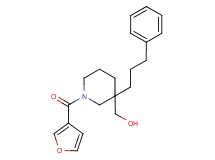 [1-(3-furoyl)-3-(3-phenylpropyl)-3-piperidinyl]methanol