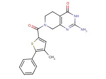 2-amino-7-[(4-methyl-5-phenyl-2-thienyl)carbonyl]-5,6,7,8-tetrahydropyrido[3,4-d]pyrimidin-4(3H)-one