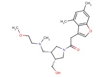 ((3R*,4R*)-1-[(4,6-dimethyl-1-benzofuran-3-yl)acetyl]-4-{[(2-methoxyethyl)(methyl)amino]methyl}pyrrolidin-3-yl)methanol