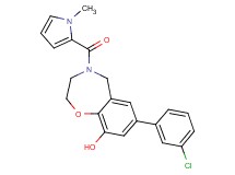 7-(3-chlorophenyl)-4-[(1-methyl-1H-pyrrol-2-yl)carbonyl]-2,3,4,5-tetrahydro-1,4-benzoxazepin-9-ol