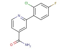 2-(2-chloro-4-fluorophenyl)isonicotinamide