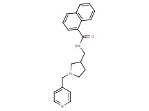 N-{[1-(pyridin-4-ylmethyl)pyrrolidin-3-yl]methyl}-1-naphthamide