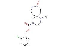 2-chlorobenzyl 1-methyl-10-oxo-1,4,9-triazaspiro[5.6]dodecane-4-carboxylate