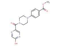 methyl 4-{4-[(5-hydroxy-2-pyrazinyl)carbonyl]-1-piperazinyl}benzoate