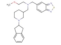 (2,1,3-benzothiadiazol-5-ylmethyl){[1-(2,3-dihydro-1H-inden-2-yl)-3-piperidinyl]methyl}(2-methoxyethyl)amine