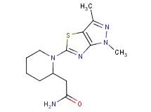2-[1-(1,3-dimethyl-1H-pyrazolo[3,4-d][1,3]thiazol-5-yl)piperidin-2-yl]acetamide