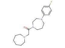 1-(1-azepanylacetyl)-4-(4-fluorophenyl)-1,4-diazepane