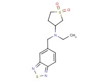 (2,1,3-benzothiadiazol-5-ylmethyl)(1,1-dioxidotetrahydro-3-thienyl)ethylamine