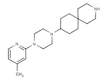9-[4-(4-methyl-2-pyridinyl)-1-piperazinyl]-3-azaspiro[5.5]undecane dihydrochloride