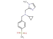 N-[(1-methyl-1H-imidazol-2-yl)methyl]-N-[4-(methylsulfonyl)benzyl]cyclopropanamine