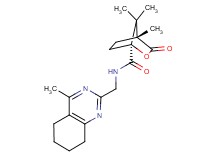 (1S*,4R*)-4,7,7-trimethyl-N-[(4-methyl-5,6,7,8-tetrahydro-2-quinazolinyl)methyl]-3-oxo-2-oxabicyclo[2.2.1]heptane-1-carboxamide