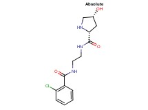(4R)-N-{2-[(2-chlorobenzoyl)amino]ethyl}-4-hydroxy-D-prolinamide