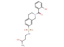 2-(2-hydroxybenzoyl)-N-(3-hydroxybutyl)-1,2,3,4-tetrahydroisoquinoline-7-sulfonamide