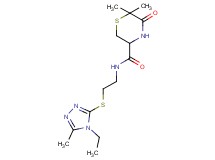 N-{2-[(4-ethyl-5-methyl-4H-1,2,4-triazol-3-yl)thio]ethyl}-6,6-dimethyl-5-oxothiomorpholine-3-carboxamide