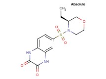 6-{[(3S)-3-ethylmorpholin-4-yl]sulfonyl}-1,4-dihydroquinoxaline-2,3-dione