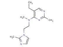 5-ethyl-N,2-dimethyl-N-[2-(2-methyl-1H-imidazol-1-yl)ethyl]pyrimidin-4-amine
