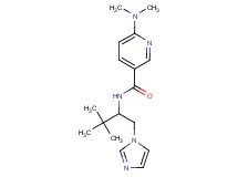 6-(dimethylamino)-N-[1-(1H-imidazol-1-ylmethyl)-2,2-dimethylpropyl]nicotinamide