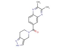 2,3-dimethyl-6-(2,4,6,7-tetrahydro-5H-pyrazolo[4,3-c]pyridin-5-ylcarbonyl)quinoxaline