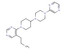 5-propyl-4-[4-(4-pyrazin-2-ylpiperazin-1-yl)piperidin-1-yl]pyrimidine