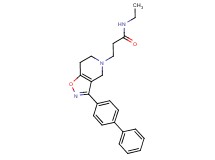 3-(3-biphenyl-4-yl-6,7-dihydroisoxazolo[4,5-c]pyridin-5(4H)-yl)-N-ethylpropanamide