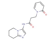 3-(2-oxopyridin-1(2H)-yl)-N-(5,6,7,8-tetrahydroimidazo[1,2-a]pyridin-3-yl)propanamide