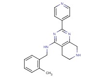 N-(2-methylbenzyl)-2-pyridin-4-yl-5,6,7,8-tetrahydropyrido[3,4-d]pyrimidin-4-amine