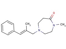 4-methyl-1-[(2E)-2-methyl-3-phenyl-2-propen-1-yl]-1,4-diazepan-5-one