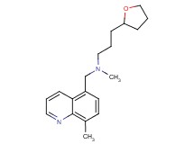 N-methyl-N-[(8-methylquinolin-5-yl)methyl]-3-(tetrahydrofuran-2-yl)propan-1-amine