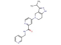 4-(3-isopropyl-1,4,6,7-tetrahydro-5H-pyrazolo[4,3-c]pyridin-5-yl)-N-(3-pyridinylmethyl)-2-pyridinecarboxamide