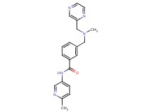 3-{[methyl(pyrazin-2-ylmethyl)amino]methyl}-N-(6-methylpyridin-3-yl)benzamide