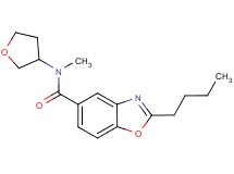 2-butyl-N-methyl-N-(tetrahydro-3-furanyl)-1,3-benzoxazole-5-carboxamide