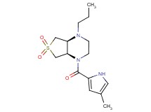 (4aS*,7aR*)-1-[(4-methyl-1H-pyrrol-2-yl)carbonyl]-4-propyloctahydrothieno[3,4-b]pyrazine 6,6-dioxide