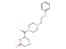 6-{[4-(2-phenoxyethyl)-1-piperazinyl]carbonyl}-2-piperazinone