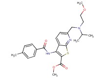 methyl 6-{[isopropyl(2-methoxyethyl)amino]methyl}-3-[(4-methylbenzoyl)amino]thieno[2,3-b]pyridine-2-carboxylate