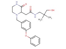 N-(3-hydroxy-2,2-dimethylpropyl)-2-[3-oxo-1-(3-phenoxybenzyl)-2-piperazinyl]acetamide