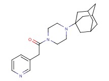 1-(1-adamantyl)-4-(3-pyridinylacetyl)piperazine