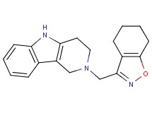 2-(4,5,6,7-tetrahydro-1,2-benzisoxazol-3-ylmethyl)-2,3,4,5-tetrahydro-1H-pyrido[4,3-b]indole trifluoroacetate