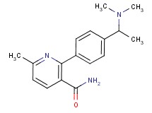 2-{4-[1-(dimethylamino)ethyl]phenyl}-6-methylnicotinamide