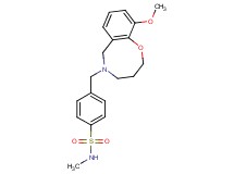 4-[(10-methoxy-3,4-dihydro-2H-1,5-benzoxazocin-5(6H)-yl)methyl]-N-methylbenzenesulfonamide