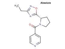 4-{[(2S)-2-(3-ethyl-1,2,4-oxadiazol-5-yl)pyrrolidin-1-yl]carbonyl}pyridine