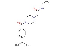 N-ethyl-2-[4-(4-isopropylbenzoyl)piperazin-1-yl]acetamide