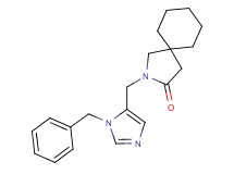 2-[(1-benzyl-1H-imidazol-5-yl)methyl]-2-azaspiro[4.5]decan-3-one