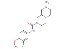N-(3-chloro-4-methoxyphenyl)-8-methyloctahydro-2H-pyrazino[1,2-a]pyrazine-2-carboxamide