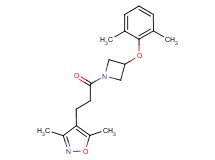 4-{3-[3-(2,6-dimethylphenoxy)-1-azetidinyl]-3-oxopropyl}-3,5-dimethylisoxazole