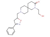 2-(2-hydroxyethyl)-9-[(3-phenyl-4,5-dihydroisoxazol-5-yl)methyl]-2,9-diazaspiro[5.5]undecan-3-one