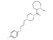2-({4-[3-(4-fluorophenoxy)propyl]-1-piperazinyl}carbonyl)-1-methylazepane
