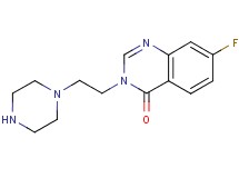 7-fluoro-3-(2-piperazin-1-ylethyl)quinazolin-4(3H)-one