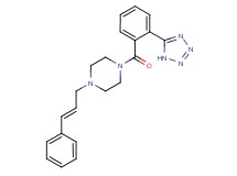 1-[(2E)-3-phenylprop-2-en-1-yl]-4-[2-(1H-tetrazol-5-yl)benzoyl]piperazine